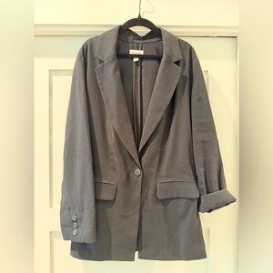 Nordstrom Open Edit Black Blazer Jacket
